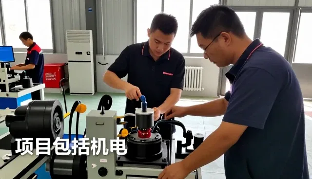 项目包括机电应用体验全面介绍